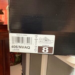 Women's Navy Aqua Sneakers